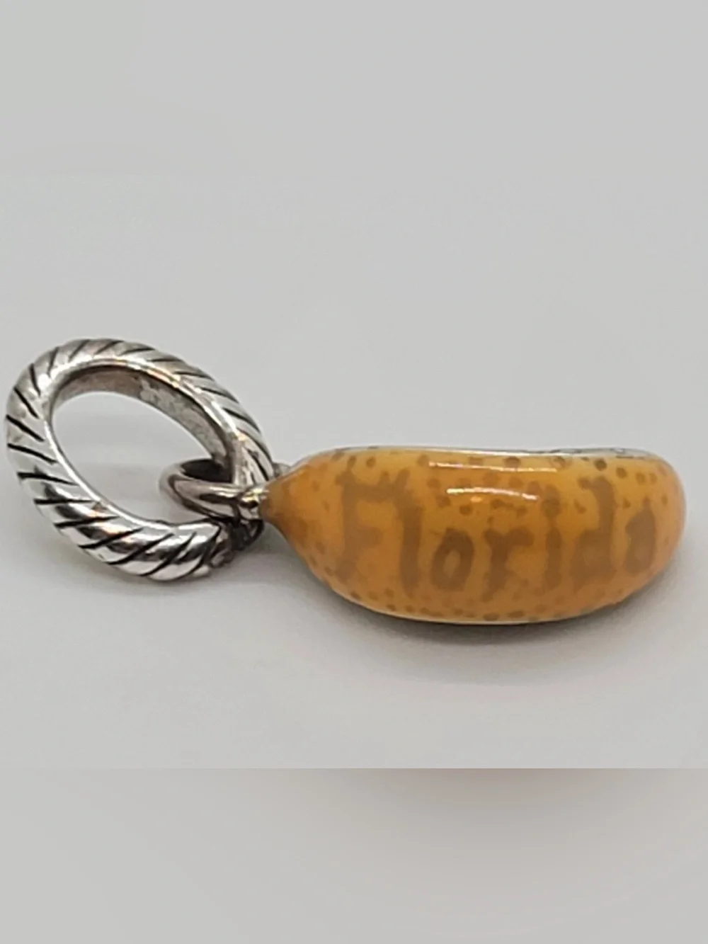 🆕 Brighton Florida state orange slice charm Enamel & silver 